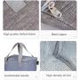Gelory Custom 6 Cans Small Cooler Bag Square Insulated Lunch Box Reusable Leakproof Thermal Lunch Tote Bag for Men Women