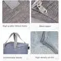 Gelory Custom 6 Cans Small Cooler Bag Square Insulated Lunch Box Reusable Leakproof Thermal Lunch Tote Bag for Men Women