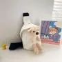 Wholesale Children Crossbody Bag Cute Bear Canvas Chest Shoulder Sling Bag for Kids Boys Girls