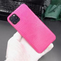 Telefoonhoesjes Custom Brand Designer Luxury Genuine Lizard Leather Mobile Cell Phone Cases For Iphone Mini  12 13 14 15 Pro Max