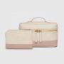 Private Label Wholesale Lady Cosmetic Bags Travel Organizer Pouch Makeup Bag Pu Leather High Quality Custom Cosmetic Bags Cases