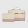 Private Label Wholesale Lady Cosmetic Bags Travel Organizer Pouch Makeup Bag Pu Leather High Quality Custom Cosmetic Bags Cases