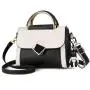 2023 New Fashion Women's Bag Splicing Pu Advanced Texture Handbag Trend Large Capacity Single Shoulder Messenger Bag