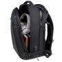 Unisex 17-Inch Large Capacity Travel Backpack Expanded Nylon Computer Bag with USB and Zipper Closure Waterproof Custom Logo