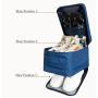 HR627 Travel Shoes Storage Bag Unisex Sport Cation Waterproof and Dustproof Shoe Packing Bag Oxford Double Layer Shoes Bag