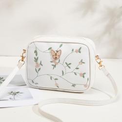 Fashion Embroidery Camera Bag 2024 Women Bags Korean Texture Crossbody Shoulder Bags bolsas para mujer