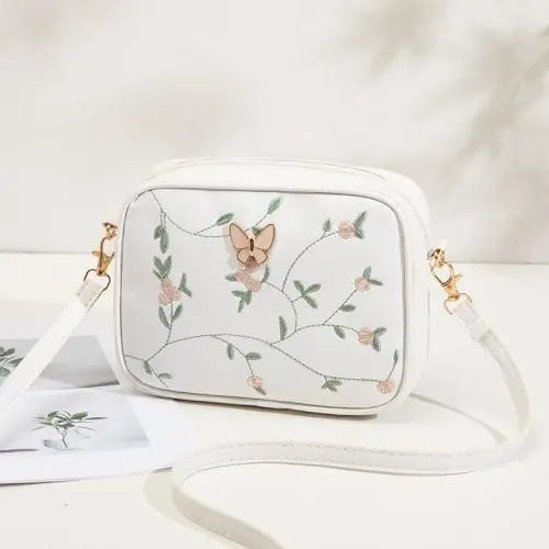 Fashion Embroidery Camera Bag 2024 Women Bags Korean Texture Crossbody Shoulder Bags bolsas para mujer