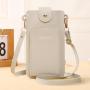 Mobile Phone Bag Small Mini Single Shoulder Crossbody Bag 2024 New Touch screen Zipper Wallet Fashion Mobile Phone Messenger Bag