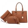 2023 LOVEVOOK new 3pc ladies bags sets fashion elegant geometric designer handbags famous luxury women laptop purses and handbag