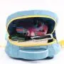 CHANGRONG Custom pink color block kids student backpack bag for Boys Girls