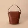 Luxury Women Shoulder Bags PU Leather Customize Logo Ladies Bucket Bags Handbags For Girls