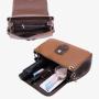 Susen Chrisbella 2022 new design cross body bag contrast color pu leather fashion shoulder bag leather crossbody bag women
