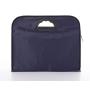 HR286 Customized Printed Logo Thick Portable File Bag Conference Zipper Information Bag Oxford Business Handbag Briefcase