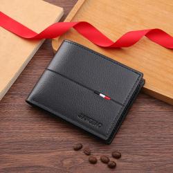 New hot selling men's wallet horizontal credit card holder leisure short multi-card slot wallet man