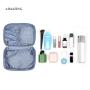 Multifunctional Travel Skincare Organizer Mesh Cosmetic Pouch Make Up Bags Velvet Cosmetic Bag Blue Velvet Makeup Case