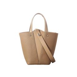 2024 Personalized Designer Basket Vintage Luxury Woman Genuine Leather Label Ladies Handbag Purse Shoulder Crossbody Bucket Bags