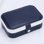 KBW621  Portable Travel Ladies Jewellery Storage Box Necklace Ring Earrings Double Household Accessories Box Jewellery Box