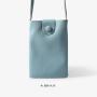 New Fashionable PU Mobile Phone Bag for Ladies Mini Small Crowd Joker Simple Cute Sling Design Portable Solid Color Wholesale