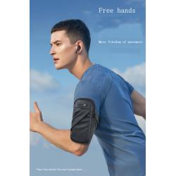 ZR019 Sports PU Cycling Running Wrist Bag Music Waterproof Adjustable Mobile Phone Bag With Earphone Hole Outdoor Arm Bag Travel