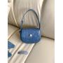New flip design shoulder bag  ladies PU simple handbags Adjustable shoulder straps handbag for women