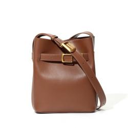 Wholesale Designer Cowhide Leather The Bucket Bags Ladies Vintage Shoulder Woman Crossbody Bags Custom For Women 2024 Supplier
