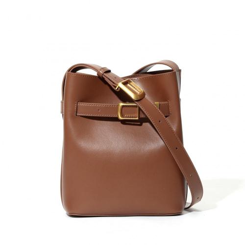 Wholesale Designer Cowhide Leather The Bucket Bags Ladies Vintage Shoulder Woman Crossbody Bags Custom For Women 2024 Supplier