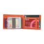Ultra thin PU leather bifold wallet money clip rfid wallet mens slim wallet with money clip
