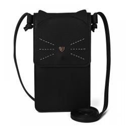 2024 new with touch screen function ladies cell phone wallet lightweight small shoulder bag casual modern mini cell phone wallet