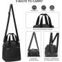 Gelory Large Waterproof Tote Insulation Picnic Lunchbox Fashion Picnic Travel Insulated Shoulder Lunch Bag