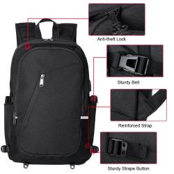 Custom with Usb Smart Laptop Backpack Bag for Men Outdoor Travel Bag Intelligent Anti-Theft Waterproof Backpack