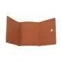 Genuine Leather Small Wallets RFID Blocking Card Holder Ladies Mini Trifold Purse with Coin Pocket