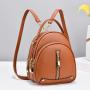 Backpack Female New Backpacks For Women Black Travel Backpack Soft leather School Bags for Teenage Girls