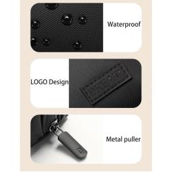 ZF180 Digital Bag Waterproof Convenient Storage Bag Mobile Phone Earphone Data Cable Bag PU Solid Color