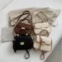 Minissimi Sac A Main Contrast Color Women Shoulder Bag Woman Hand Bage Pu Leather Cute Bag