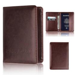 OEW179 Multi Card Passport Holder High End Business Passport Wallet With Card Case Wholesale Leather Passport Holders