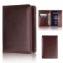 OEW179 Multi Card Passport Holder High End Business Passport Wallet With Card Case Wholesale Leather Passport Holders