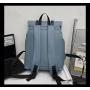 SC068 New Men's Business Shoulder Bag Printed Logo Large-capacity Pu Laptop Bag Student Schoolbag