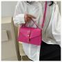 2024 Spring square bags women handbags ladies luxury shoulder leather bag solid color pu leather designer bags wholesale