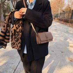 CCF718 Simple Cross Body Ladies Handbag Women Leather Handbags and Purses Luxury 2023 Famous Chain Tote Bags