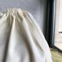 Nude Custom Luxury Cotton Linen Gift Packaging Pouch With Logo Promotional Drawstring Bag