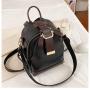 New Fashion Women's Bag 2023 Fashion Pu Solid Color Backpack High Texture Leisure Butterfly Embroidery Line Versatile Schoolbag