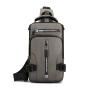 New men's chest bag trend multifunctional backpack men's casual cross-body bag portable men's one-shoulder backpack