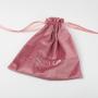 Embroidery Logo Velvet Jewelry Packaging Bag Gift Drawstring Velvet Pouch High End Shoe Dust Bag