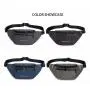 ZWY157 Daily Portable Oxford Waterproof Men Waist Pack Lightweight Simple Shopping Crossbody Bag Outdoor Sport Travel Chest Bag