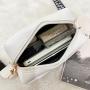 Fashion Messenger Bag for Women Fashion Trendy Custom Wave Pattern Embroidery Shoulder Crossbody Bags