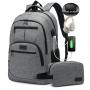 Free sample LOVEVOOK Work Travel Backpack 17in Anti Theft Computer Bag Waterproof College Bookbag Men laptop backpacks