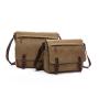 Wholesale Vintage Canvas Satchel Messenger Bag for Men Business Travel Shoulder bag big size Laptop Handbags book bag
