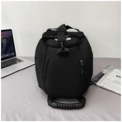 LX067 Duffle Bag with Shoes Compartment and Adjustable Strap Foldable Travel Duffel Bags Lightweight Sports Bag for Women Men