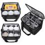 Insulated Drink Caddy Holder Take Out Beverages Carrier Tote Bag Outdoors Reusable 4 Cups Drink Carrier Bag