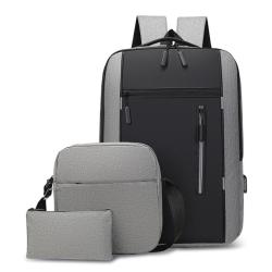KBW557 Wholesale Hot Selling Backpack New USB Computer Shoulder Bag High Quality Three Sets of School Bags Leisure Travel Bag
